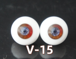 V-15 BJD Glass Eyes Round Eyes With Handle