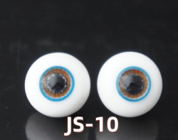JS-10 BJD Glass Eyes Hand Made Doll Eyeballs Round Eyes With Handle