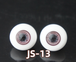 JS-13 BJD Glass Eyes Hand Made Doll Eyeballs Round Eyes With Handle