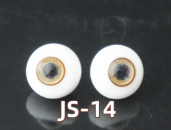 JS-14 BJD Glass Eyes Hand Made Doll Eyeballs Round Eyes With Handle