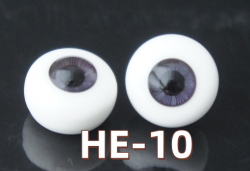 HE-10 BJD Glass Eyes Hand Made Doll Eyeballs Round Eyes With Handle