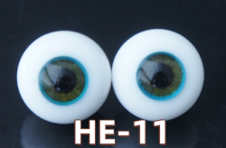 HE-11 BJD Glass Eyes Hand Made Doll Eyeballs Round Eyes With Handle