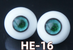 HE-16 BJD Glass Eyes Hand Made Doll Eyeballs Round Eyes With Handle
