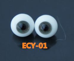 ECY-01 BJD Glass Eyes Hand Made Doll Eyeballs Round Eyes With Handle