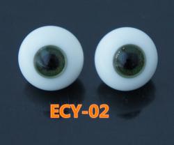 ECY-02 BJD Glass Eyes Hand Made Doll Eyeballs Round Eyes With Handle