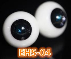 EHS-04 BJD Glass Eyes Hand Made Doll Eyeballs Round Eyes With Handle