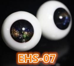 EHS-07 BJD Glass Eyes Hand Made Doll Eyeballs Round Eyes With Handle