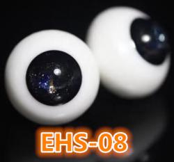 EHS-08 BJD Glass Eyes Hand Made Doll Eyeballs Round Eyes With Handle