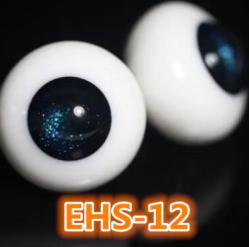 EHS-12 BJD Glass Eyes Hand Made Doll Eyeballs Round Eyes With Handle