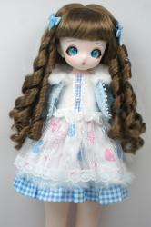 Newly Pretty Curly BJD Synthetic Mohair Doll Wig JD869