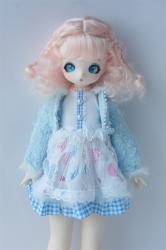 Cute Briads New Material Combed Mohair BJD Wig JD249L