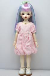 Newly Colorful Soft Material Curly BJD Synthetic Mohair Doll Wig JD868
