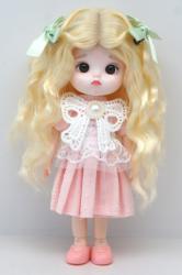 Newly Soft Material Curly BJD Synthetic Mohair Doll Wig JD880