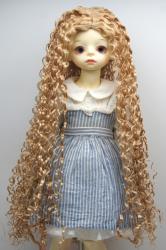 Pretty Long Curly Doll Wigs Synthetic Mohair JD220