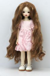 Pretty Long Curly Doll Wigs Synthetic Mohair JD435