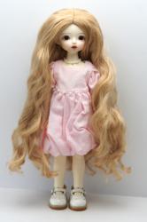 Pretty Long Curly Doll Wigs Synthetic Mohair JD435
