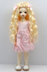Newly Soft Material Curly BJD Synthetic Mohair Doll Wig JD880