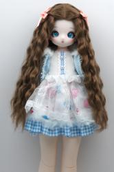 Newly Soft Material Curly BJD Synthetic Mohair Doll Wig JD880