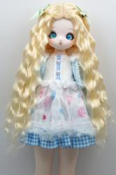 Newly Soft Material Curly BJD Synthetic Mohair Doll Wig JD880