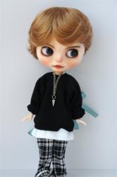 Fashion Enfant Short Synthetic Mohair Doll Wigs D28053