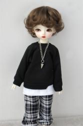 Fashion Short Curly BJD Synthetic Mohair Doll Wigs JD219