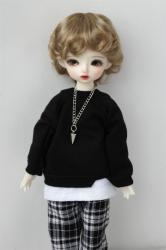 Fashion Short Curly BJD Synthetic Mohair Doll Wigs JD219