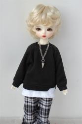 Fashion Short Curly BJD Synthetic Mohair Doll Wigs JD219