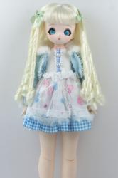 Newly Pretty Curly BJD Synthetic Mohair Doll Wig JD869