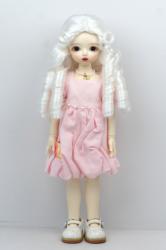 Newly Pretty Curly BJD Synthetic Mohair Doll Wig JD809