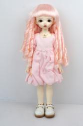 Cute Long Curly BJD Synthetic Mohair Doll Wig JD872