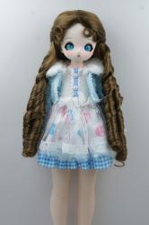 Newly Pretty Curly BJD Synthetic Mohair Doll Wig JD809