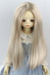 Long Black BJD Synthetic Mohair  Doll Wig JD847