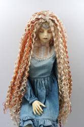 Pretty Long Curly Doll Wigs Synthetic Mohair JD220