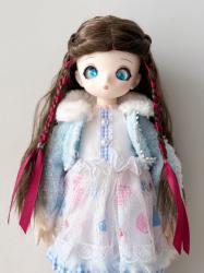 New Arrival Long Princess Curly BJD Synthetic Mohair Doll Wigs JD913