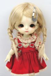 Lovely Double Braids BJD Synthetic Mohair Wigs JD509