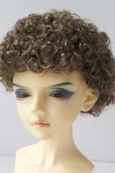 Fashion Short Curly BJD Synthetic Mohair Wigs JD522