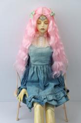 Newly Soft Material Curly BJD Synthetic Mohair Doll Wig JD880