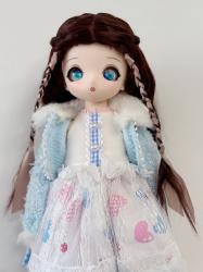 New Arrival Long Princess Curly BJD Synthetic Mohair Doll Wigs JD913