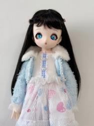 New Arrival Pretty Full Bang BJD Synthetic Mohair Doll Wigs JD914