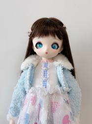 New Arrival Pretty Full Bang BJD Synthetic Mohair Doll Wigs JD914