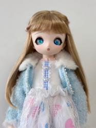 New Arrival Pretty Full Bang BJD Synthetic Mohair Doll Wigs JD914
